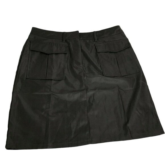 Zeagoo Short Black Skirt with Pockets Women's XL Cute Comfy NWT - Picture 1 of 12